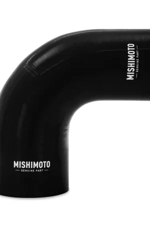 Trending Mishimoto Silicone Reducer Coupler 90 Degree 3.5in to 4in - Black