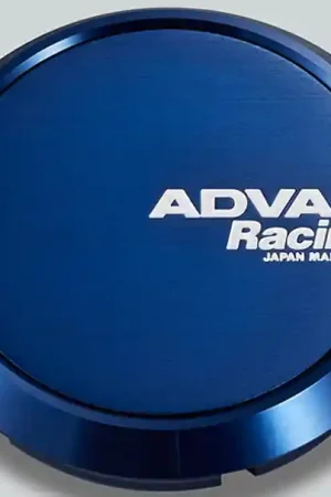 Advan 73mm Flat Centercap - Blue Anodized Original