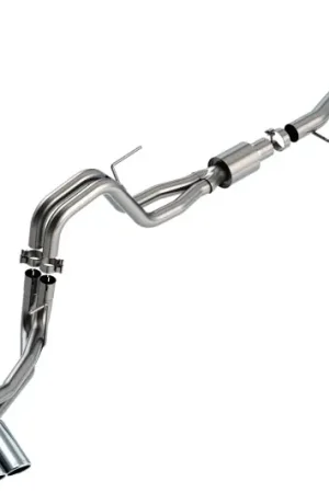 Brand New Borla F-150 2021 5.0L 2dr RC SB (122.8 WB) XL/XLT 3/2.25 DSE Cat-Back ATAK Chrome Tips