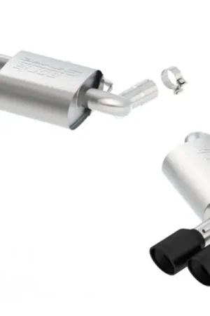 Discount Borla 2016-2017 Chevrolet Camaro SS AT/MT S-Type Rear Section Exhaust w/o Dual Mode Ceramic Black