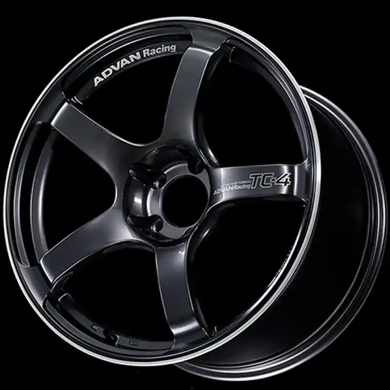 Exclusive Offer Advan TC4 18x9.5 +12 5-114.3 Racing Gunmetallic and Ring Wheel