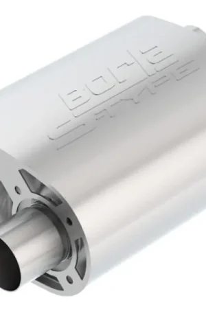 Express Delivery Borla CrateMuffler Ford Coyote 2.5 inch Offset/Offset 12in x 6in x 10.34in S-Type Oval Muffler