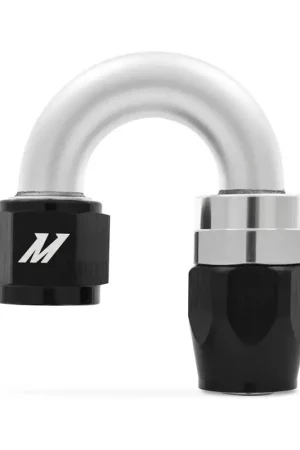 Mishimoto Aluminum -10AN 180 Degree Fitting - Black Buy Direct