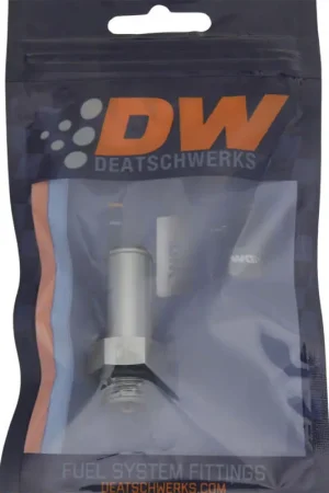 DeatschWerks 6AN ORB Male To 1/2in Barb Fitting (Single Barb - Incl O-Ring) Fresh Stock