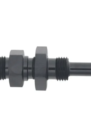 DeatschWerks 6AN Male Flare to Straight 5/16in Single Hose Barb - Anodized Matte Black Trusted Brand