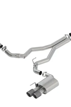 Borla 2018 Ford Mustang GT 5.0L AT/MT (w/o Valves) ATAK 3in Cat-Back Exhaust w/Carbon Fiber Tips Best Price