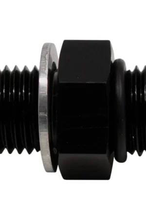 Money Back Guarantee DeatschWerks 8AN ORB Male to M18 X 1.5 Metric Male (Incl O-Ring and Washer) - Anodized Matte Black