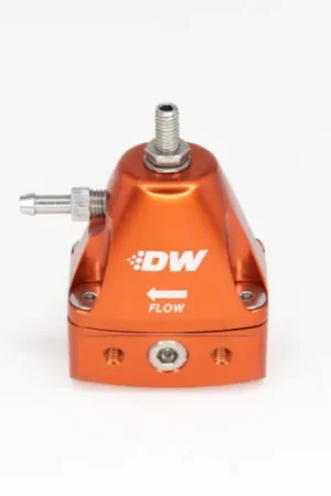 Exclusive DeatschWerks DWR1000iL In-Line Adjustable Fuel Pressure Regulator - Orange