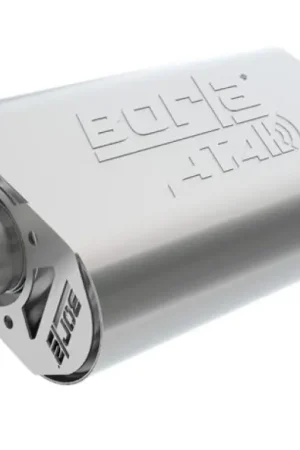 Borla CrateMuffler Big Block Mopar 383/413/426/440 2.5in Offset/Center 14inx4.35inx9in Oval Muffler Affordable