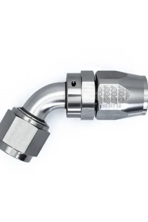 Fast Shipping DeatschWerks 10AN Female Swivel 60-Degree Hose End CPE - Anodized Titanium