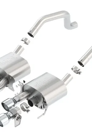 Borla 15 Chevy Corvette C7 ZO6 6.2L w/o AFM w/ NPP ATAK Quad RD RL AC Tips Center Rear Exit Exh Luxury