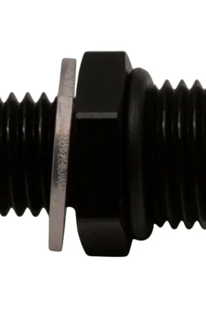 DeatschWerks 6AN ORB Male to M12 X 1.5 Metric Male (Incl O-Ring and Washer) - Anodized Matte Black Editor’s Pick