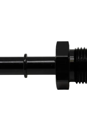 Popular DeatschWerks 8AN Male Flare to 3/8in Male EFI Quick Connect Adapter - Anodized Matte Black