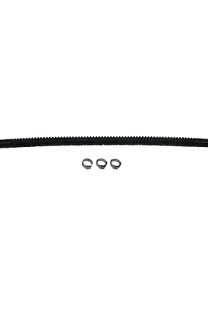 Deatschwerks Convoluted Tubing 300mm Length x 8mm ID Side 1 x 8mm ID Side 2 - Black Get Yours